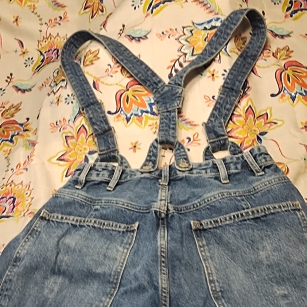 Free People 28 Berkeley Suspender Jeans - Picture 7 of 10